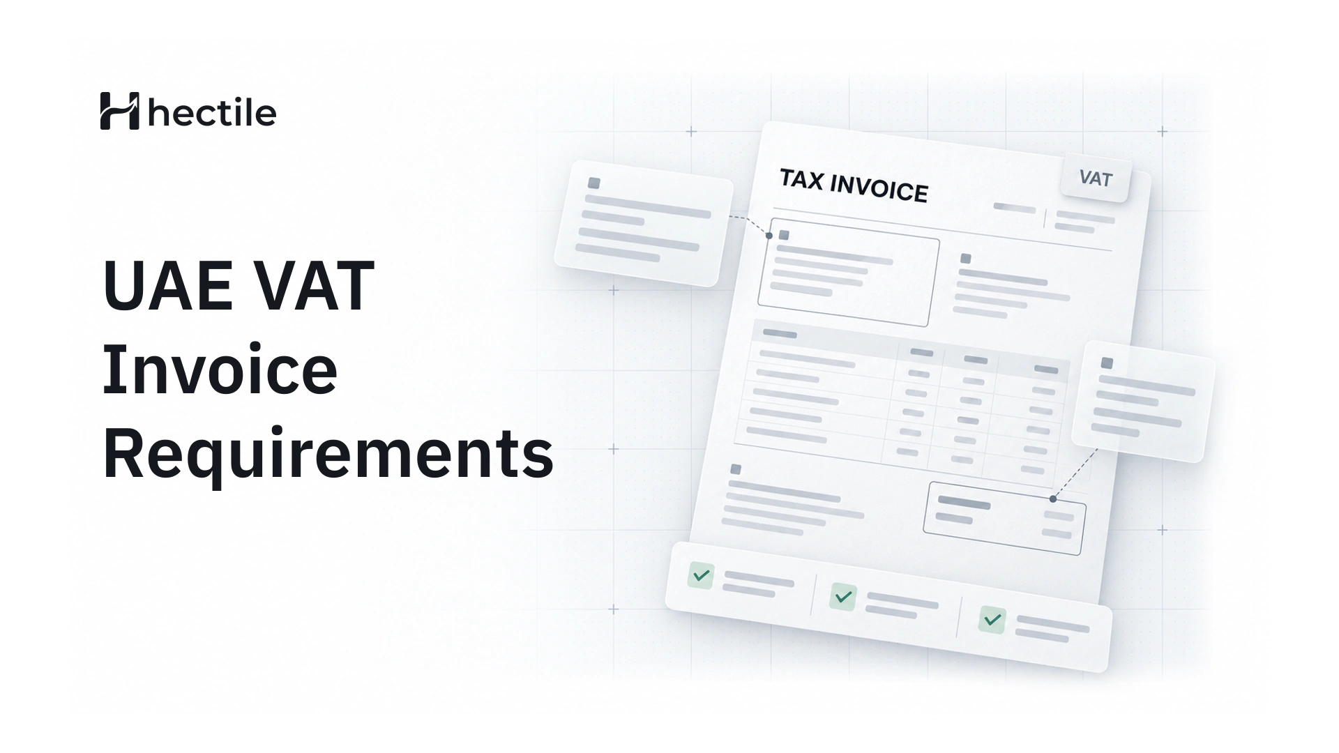 UAE VAT Invoice Requirements: What a Tax Invoice Must Include
